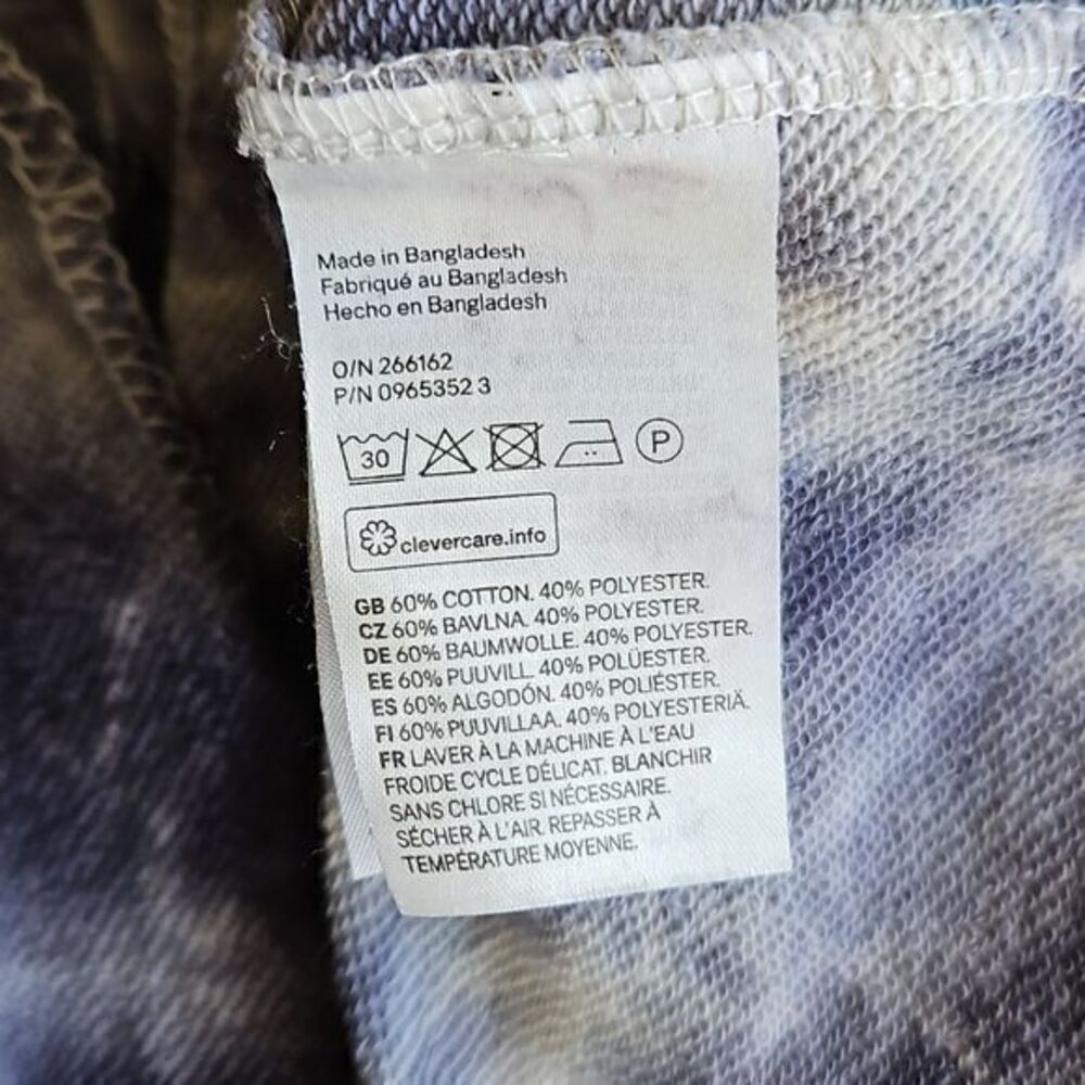H&M Purple Cloud Tie Dye Adjustable Drawstring Waist Sleeveless Romper Sz L/XL - Picture 10 of 12